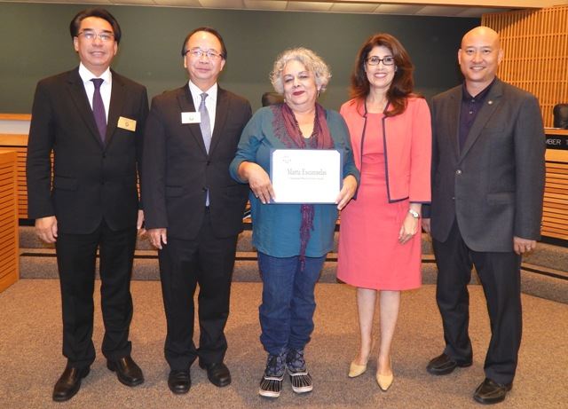 09152015 - Mayor Award - Marta Escanuelas